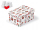 Kuti dhurate Gift Box BN B-V009-E, karton i fortë, 24 x 16 x 12 cm, e bardhë me pinguinë