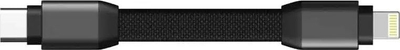 Kabllo karikimi Rolling Square inCharge PRO, USB A n'Lightning, 15W, gri metalik