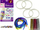 Set për byzylykë Leantoys DIY Bracelet Making Set, për kalamaj, shumëngjyrësh