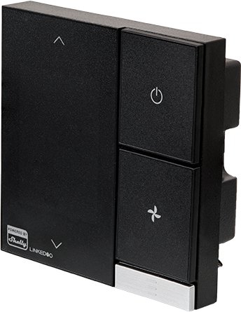 Termostat i mençur Shelly LinkedGo Smart HVAC, Wi-Fi Bluetooth, kontroll ngrohje dhe ftohje, i bardhë