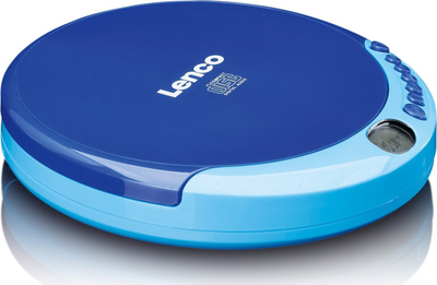 CD player portativ Lenco CD-011, ekran LCD, portë kufjesh 3.5 mm, blu