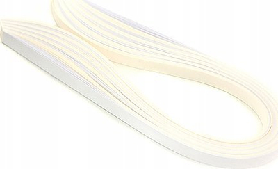 Shirita quilling Galeria Hobby, 5mm x 50cm, letër 130g, të bardhë, 100 copë