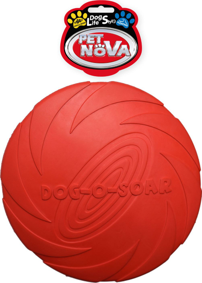 Lodër frisbi për qen Pet Nova Disk, 22 cm, e kuqe