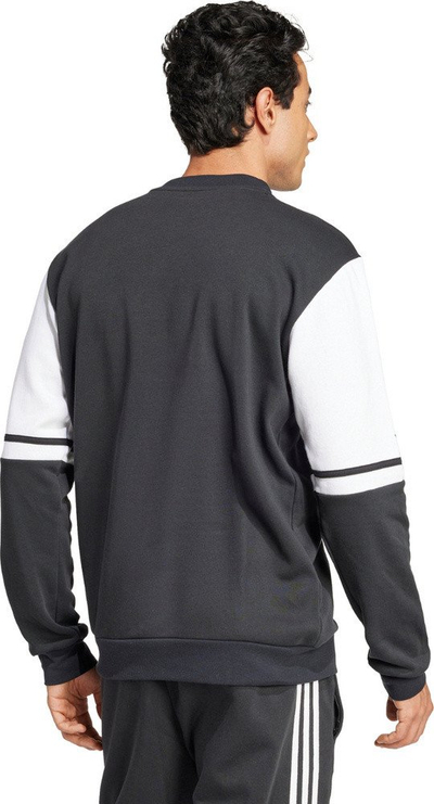 Bluza Adidas Squadra 25 Sweat Crew M JE2780, pambuk poliester, për meshkuj, e zezë