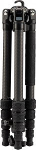 Tripod FotoPro Sherpa Carbon Fiber me 5 seksione, me kokë ball FPH-42QS, i zi
