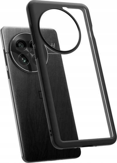 Kapak Spigen Ultra Hybrid për OnePlus 13, pjesa mrapa transparente, i zi mat