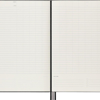 Planifikues projektesh Moleskine Pro Project Planner, 12 muaj, extra large, i zi
