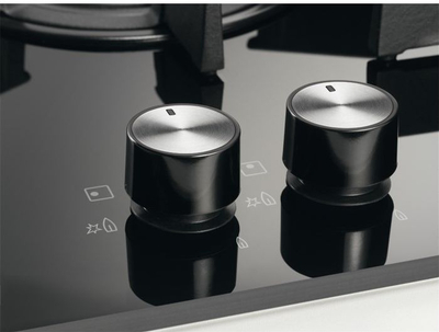 Pianurë inkaso me gaz Electrolux EGC3322NVK, 2 vatra gatimi, e zezë