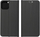 Kllëf telefoni LUNA Book Carbon për Xiaomi Redmi 13C, me kapak që paloset, me magnet, i zi