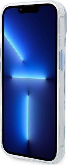 Mbulesë telefoni Guess GUHMP14MHTRMB për iPhone 14 Plus 6.7", MagSafe, blu transparente