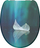 Kapak tualeti Schütte Fallen Leaf, mbyllje e butë, me gjethe, blu‑jeshil