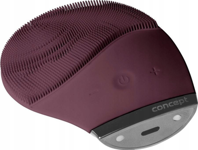 Furçë pastruese fytyre Concept Sonivibe SK9101, sonike, silikoni, ngjyrë burgundy