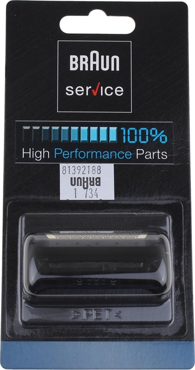 Fletë rroje Braun 10B Series 1 CruZer, pjesë zëvendësuese, e zezë