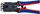 Pinca krimpimi Knipex 97 51 12, për RJ10 RJ11 RJ45, 190mm
