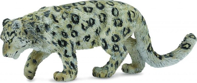 Figurë lodër Collecta Snow Leopard, figurë për mësim e lojë, me shumë ngjyra