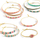 Set krijimi bizhuterish Djeco Tiny Beads, 12 byzylykë, për fëmijë