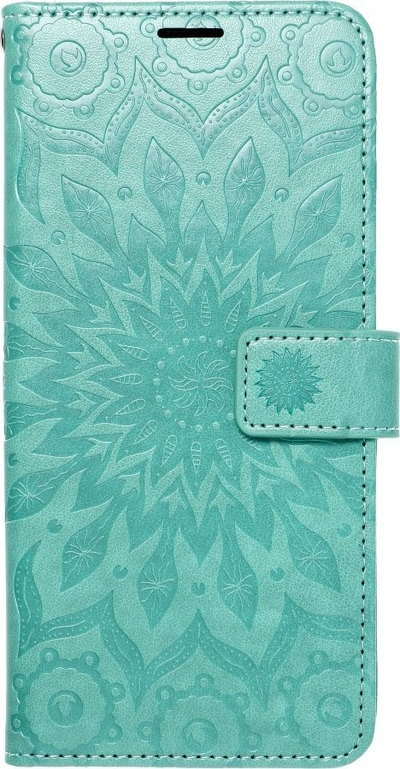 Këllëf telefoni Mezzo Book Mandala për Samsung Galaxy A54 5G, me portofol, jeshil