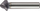 Frezë 90° Bosch SpyroTec Countersink, 12.4mm, HSCO TiAlN