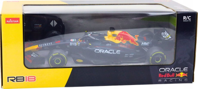 Makinë garash me pult Rastar Oracle Red Bull Racing RB18, shkallë 1:18, 2.4G, e zezë