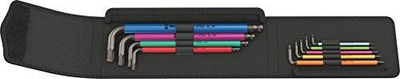 Set çelësa imbus Wera 950/9 Hex-Plus Imperial, 9 copë, me ngjyra të ndryshme