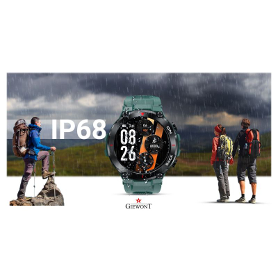 Smartwatch Giewont GW460-2, GPS, sportiv, jeshil