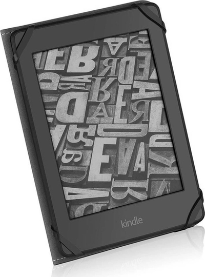 Këllëf me dorezë për Kindle Paperwhite 6", lëkurë eko, funksion auto sleep wake, blu navy