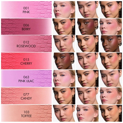 Blush pudër Dior Backstage Rosy Glow, pH-aktiv, qëndrueshmëri e gjatë, rozë