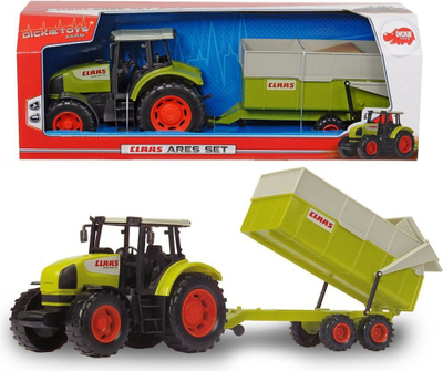 Traktor lodër me rimorkio Dickie Claas Ares, shumëngjyrësh