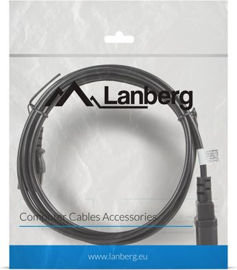 Kabllo rryme Lanberg CA-C13E-11CC-0018-BK, 1.8m, C13 në C14, e zezë