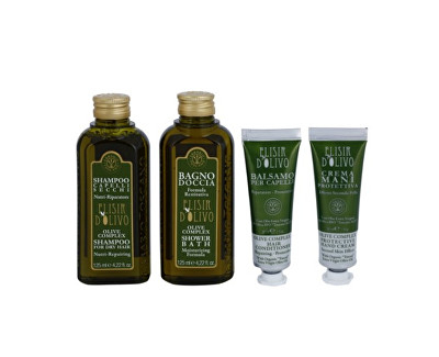 Set Erbario Toscano Shampon i trupit 125 ml + Shampon i flokëve 125 ml + Balsam kompleks i flokëve 30 ml + Krem i duarve 30 ml