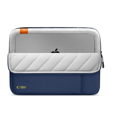 Çantë laptopi Tech-Protect Defender 13-14", poliester, dy ndarje, blu navy