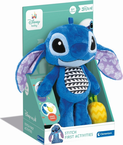 Lodër pellushi Clementoni Lilo Baby Stitch Disney, lodër për karrocë, shumëngjyrëshe