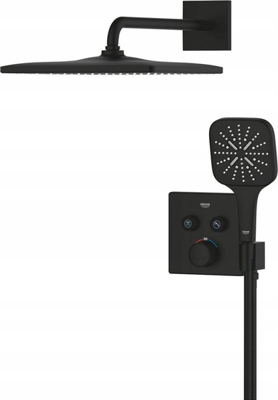 Set dushi Grohe Grohtherm SmartControl 34865KF0, Rainshower Mono Cube 310, termostat, krom