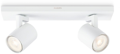 ЛЕД тавански рефлектор Philips MyLiving 5309231P0, 2x7W GU10, бел