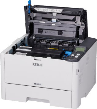 Printer lazer OKI B433dn, bardh e zi, rrjetë, i bardhë