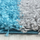 Tapet Shaggy Decorino Louis, 120x170 cm, polipropilen, bardhë turkeze