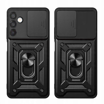 Mbrojtëse telefoni Tech-Protect Defender Slide, Samsung Galaxy M15 5G, e zezë