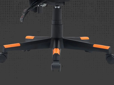 Karrige gaming Canyon Flow CNE-MCH01, deri 120kg, e zezë portokalli
