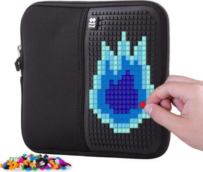 Penar Pixie Crew XL Pouch PXT-07-L24, me silikon për pikselë, me zinxhir, i zi