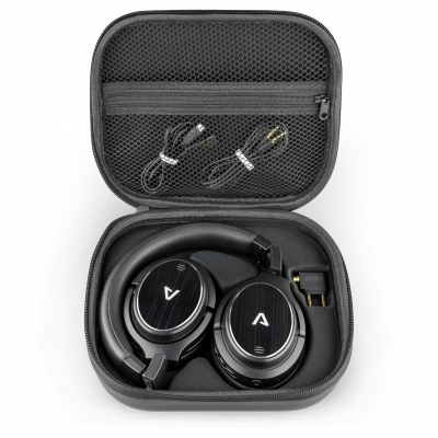 Kufje pa tel LAMAX NoiseComfort ANC, Bluetooth 5.0, bateri që mban gati 50 orë, të zeza