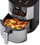 Fritezë me ajër Linbox Oil-free, 4.5L, 1400W, inox e zezë
