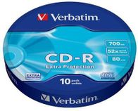 Disqe CD-R Verbatim CD-R 700 MB 52x 10 copë (43725)