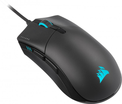 Гејминг глушец Corsair Sabre RGB Pro Champion Series, 18000 DPI, со кабел, црн