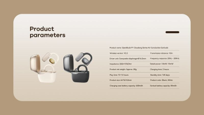 Kufje Bluetooth Remax TWS P1, Air Conduction, Bluetooth 5.3, të bardha