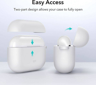 Kuti mbrojtëse ESR Bounce për AirPods 3, e bardhë