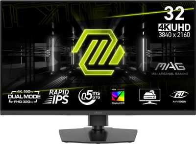Monitor MSI MAG 322URDF E16, 32", 4K 3840x2160, 320Hz, IPS
