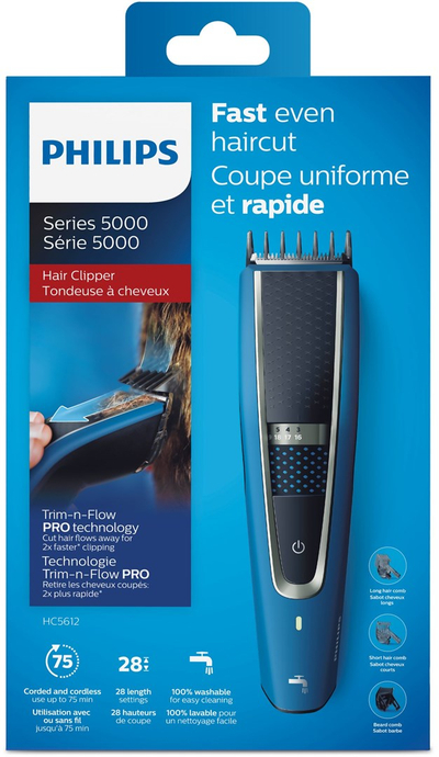 Makineri qethëse flokësh Philips Series 5000 HC5612/15, DualCut, pa kabllo