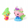 Set lodrash Spin Master Gabbys Dollhouse Queen Kitty Fairy dhe Kitty Gnome, 2 figura, me aksesorë, multikolor