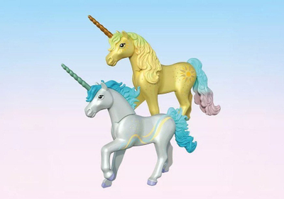 Set lodrash Playmobil Rainbow Flower Unicorn me zanë 71840, figurina zanë, shumëngjyrëshe