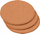 Ndenjëse tenxheresh Kesper Cork Pot Stand, set 3 copë, 20cm, kafe